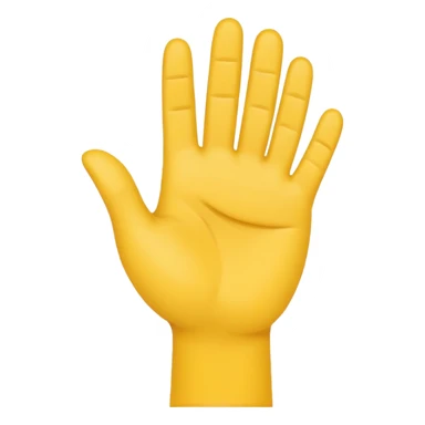 Make a YVL hand emoji doing the YVL hand signal sticker