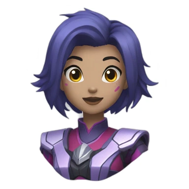 kiriko in overwatch sticker