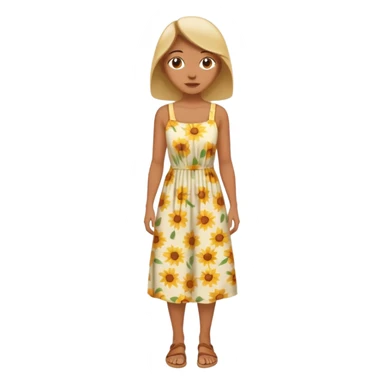 Nudist female full body sticker