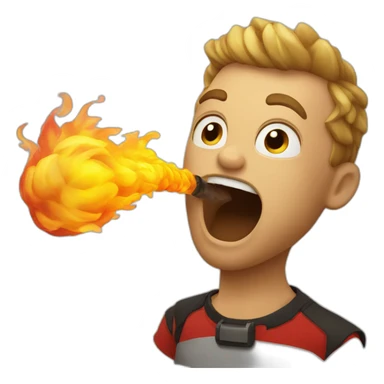 fire breather sticker