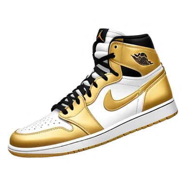 air Jordan 1 gold sticker