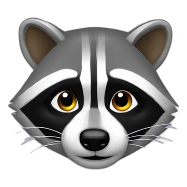 raccoon-dj sticker