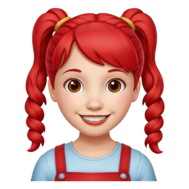 The wendys mascot sticker