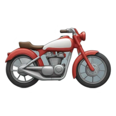 Iron riding bike sticker