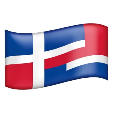 Dominican flag sticker