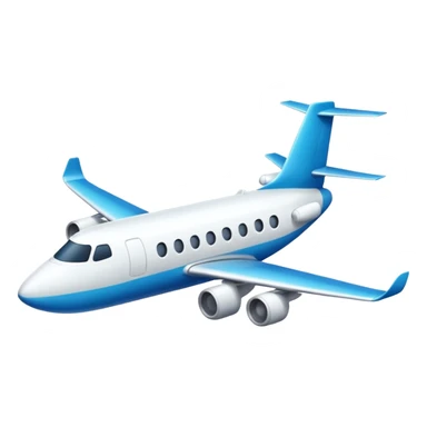 avion blanco sticker