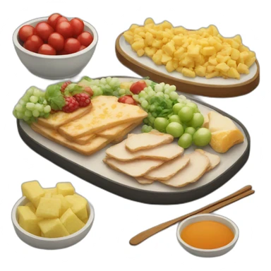 food platter sticker