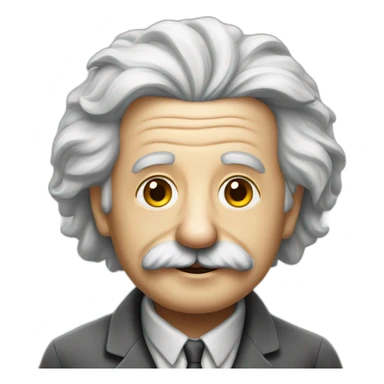 scientist albert einstein sticker