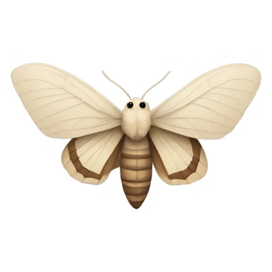 Moth sticker