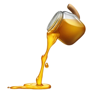 Jar dripping of honey sticker