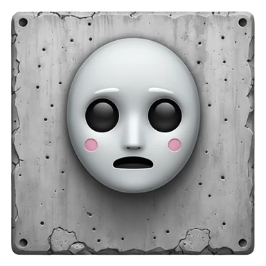 concrete wall, beton. wall. no face or emotion sticker