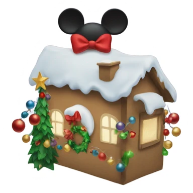 mickey mouse christmas  sticker