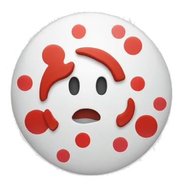 white 7 logo with red circle background  sticker