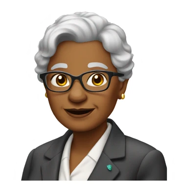 Grandma in a suit sticker