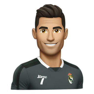 Cr7 the goat sticker