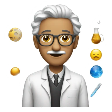 physicist with hadache sticker