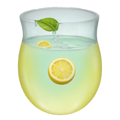 Lemon water sticker
