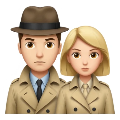 show they're detectives please  sticker