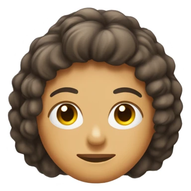 Um humano de pele clara, com olhos um pouco caídos, nariz um pouco grande e cabelo castanho e curto. com moletom. sticker