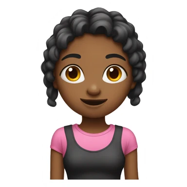 girl whit a legging sticker