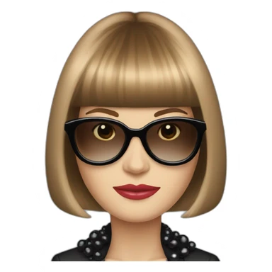 anna wintour on cover sticker