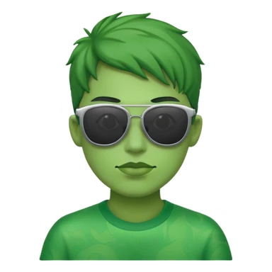Weed With shades sticker