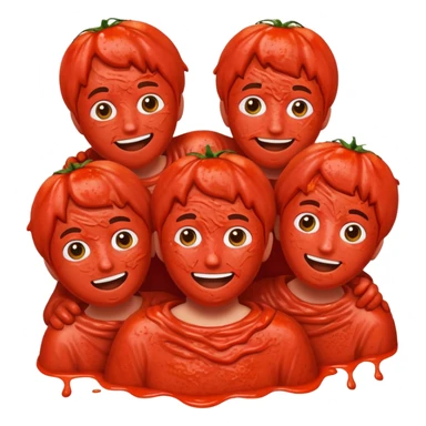 La Tomatina festival tomato fight sticker