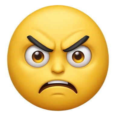 A mad emoji  sticker