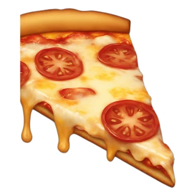 Sloppy slice of pizza sticker