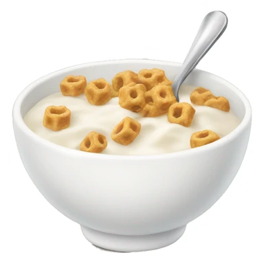 milk bowl with cereal sticker