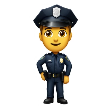police officer III sticker