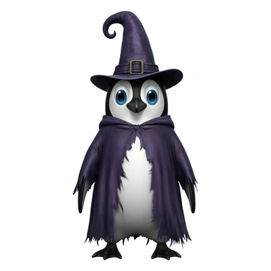 Penguin Wizard sticker