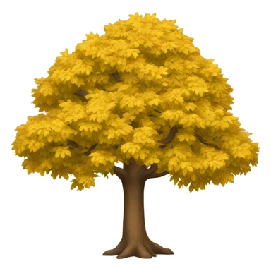 Yellow Tree sticker