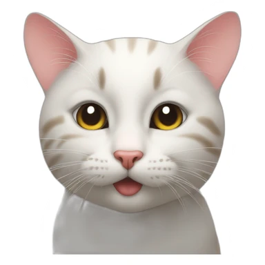 cat kiss mouse sticker