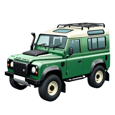 Land Rover Defender - Land Rover (Model Year: 2022) (Iconic colour: Green) sticker