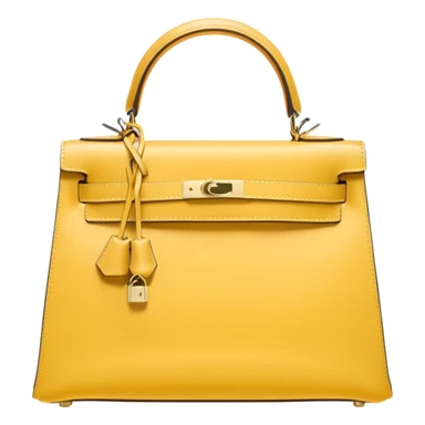 light yellow hermes kelly bag sticker
