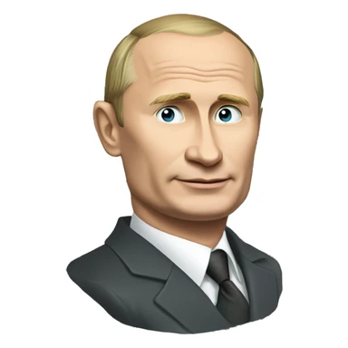 putin with rubles  sticker