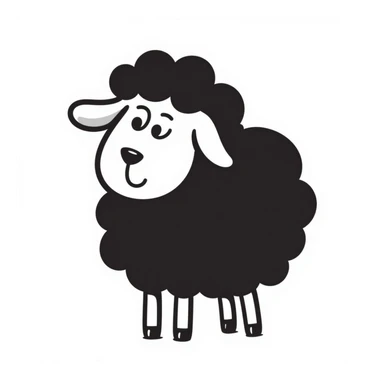 Sheep sticker