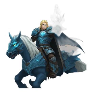 arthas riding sindragosa sticker