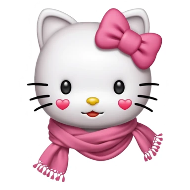 Hello kitty fall in love sticker