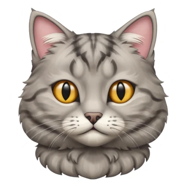 scottish cat with small, bent ears sticker