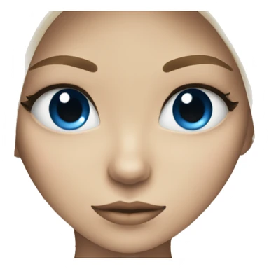 Blonde girl blue eyes holding black cat   sticker