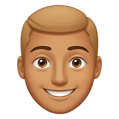 Man poking his eye and smiling sticker