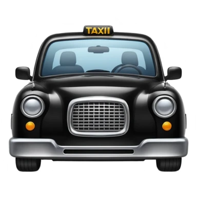black taxi sticker