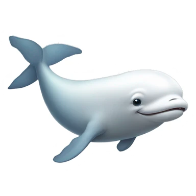beluga whale wearing a phedora sticker