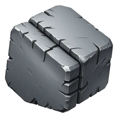 generate ultra realistic aluminum ore sticker