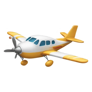 cat flying a plane sticker