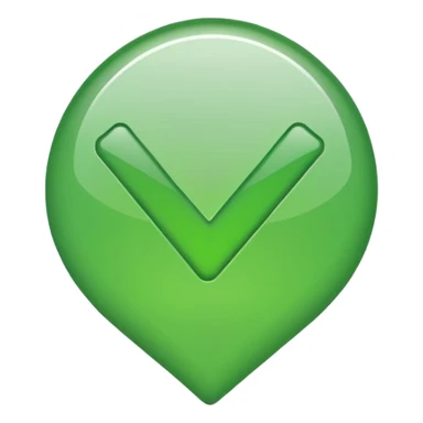 \just a normal green checkmark sticker