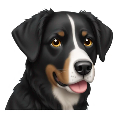 black lab and australian shepherd mix  sticker