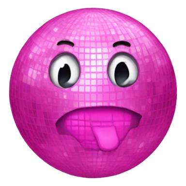 Pink discobal  sticker